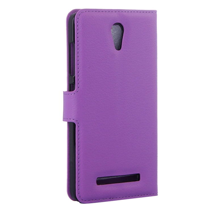 Lichee Texture Leather Case with Holder & Card Slots & Wallet for Asus X002 / X003