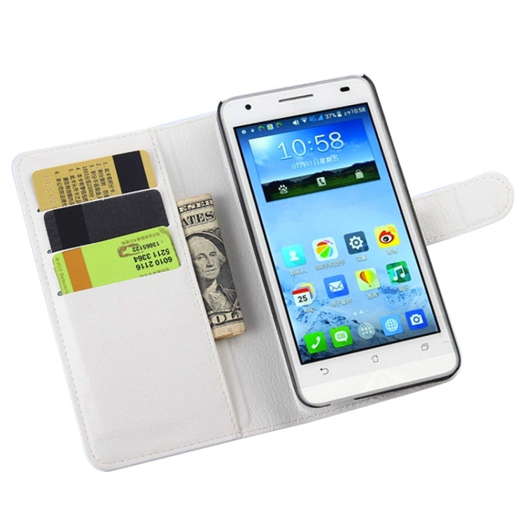 Lichee Texture Leather Case with Holder & Card Slots & Wallet for Asus X002 / X003