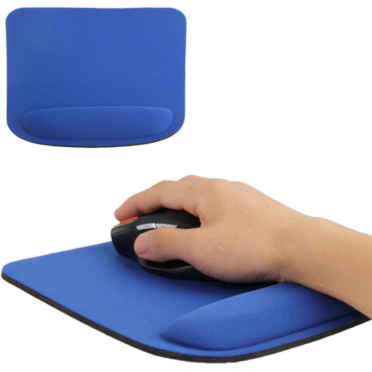 Cloth Wrist Rest Mouse Pad (Blue)