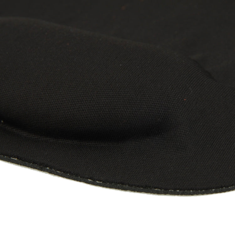 Ultra Slim Rubber & Cloth Sponge Wrist Supporter Mouse Pad