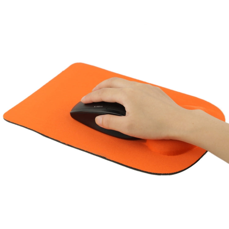 Ultra Slim Rubber & Cloth Sponge Wrist Supporter Mouse Pad