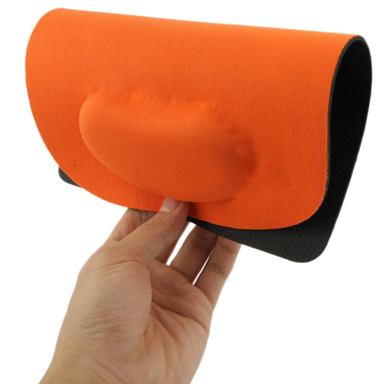 Ultra Slim Rubber & Cloth Sponge Wrist Supporter Mouse Pad