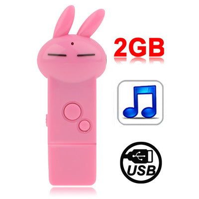 2GB Cartoon Rabbit Style MP3 Player