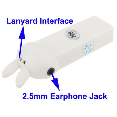2GB Cartoon Rabbit Style MP3 Player