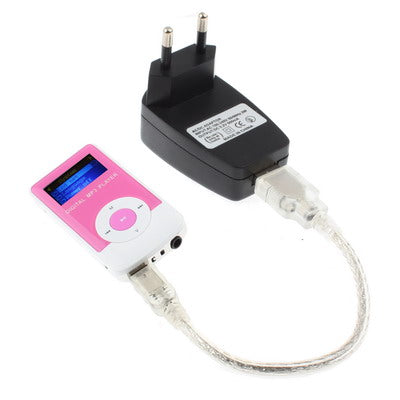 2GB MP3 Player with LCD Screen & Speaker (Magenta)