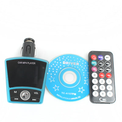 1.8 inch Car MP4 Player with FM Modulator, Supports USB Flash Diver and TF / SD Card