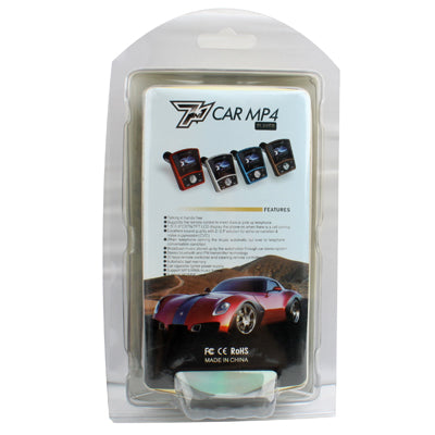 1.8 inch Car MP4 Player with FM Modulator, Supports USB Flash Diver and TF / SD Card