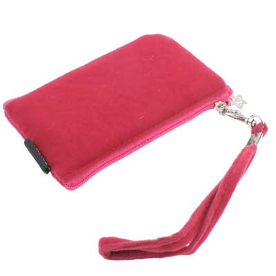125x70mm Rabbit Style Soft Fabric Pouch Bag for Mobile Phone (Rosy)