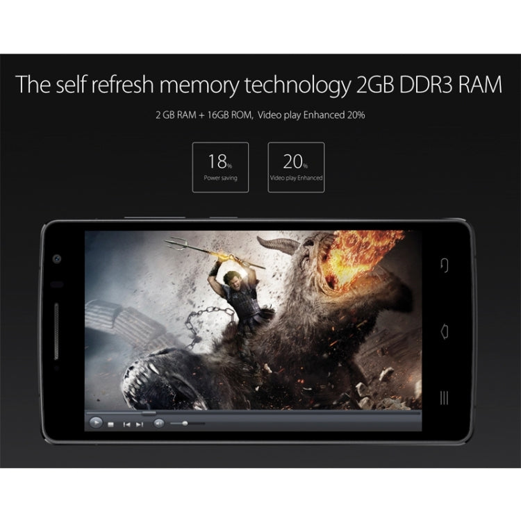 THL 2015A 16GB, Network: 4G, 5.0 inch Android 5.1 with Litchi Texture Leather Case, RAM: 2GB(Black)