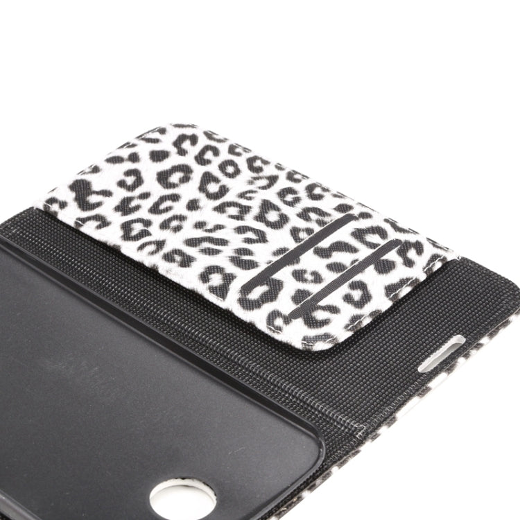 Leopard Pattern Leather Case with Holder & Card Slots & Wallet for Google Nexus 6
