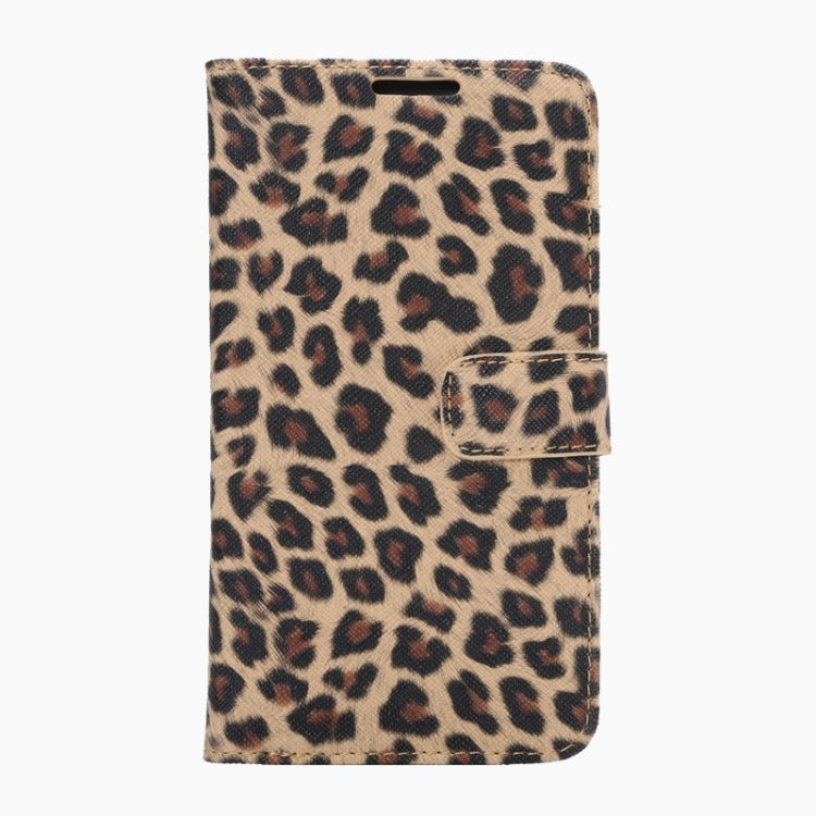 Leopard Pattern Leather Case with Holder & Card Slots & Wallet for Google Nexus 6