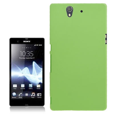 Pure Color Plastic Protective Case for Sony Xperia Z / L36H / C6603 (Green)