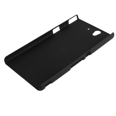 Pure Color Butterful Pattern Plastic Case for Sony Yuga C6603