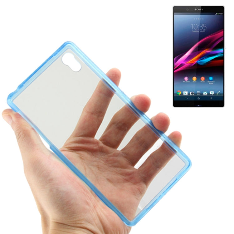 Transparent Plastic + TPU Frame Case for Sony Xperia Z2 / L50w