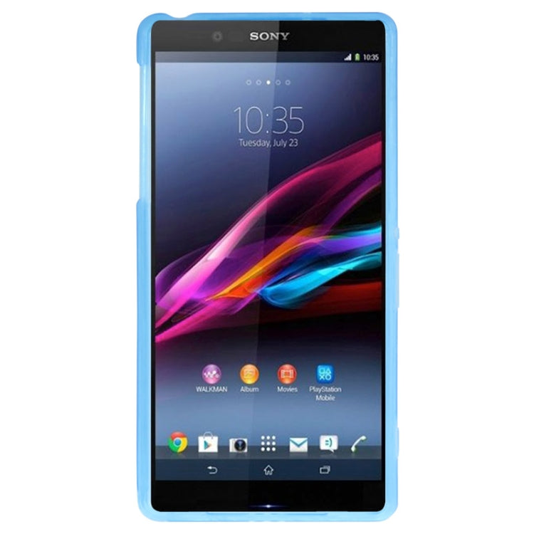 Transparent Plastic + TPU Frame Case for Sony Xperia Z2 / L50w