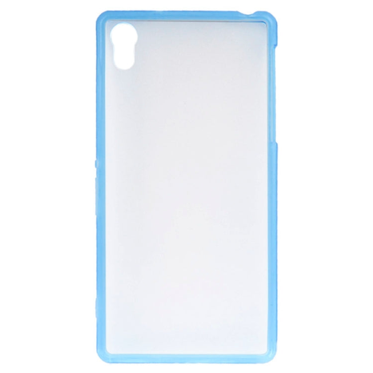 Transparent Plastic + TPU Frame Case for Sony Xperia Z2 / L50w