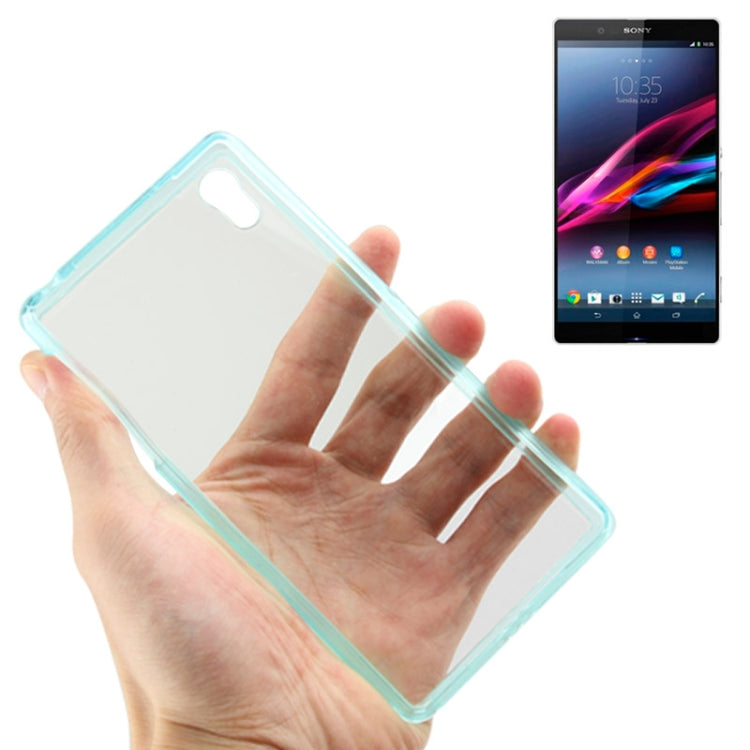 Transparent Plastic + TPU Frame Case for Sony Xperia Z2 / L50w
