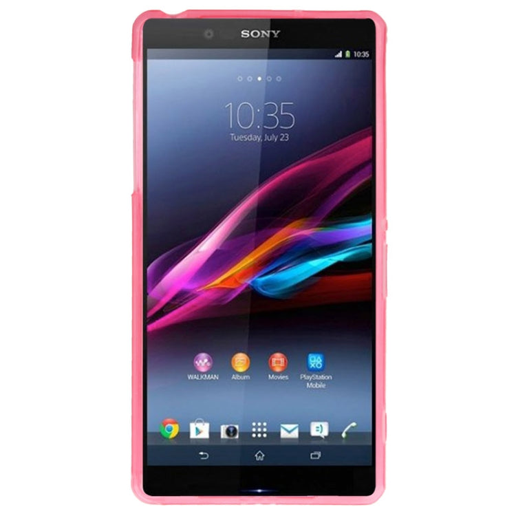 Transparent Plastic + TPU Frame Case for Sony Xperia Z2 / L50w