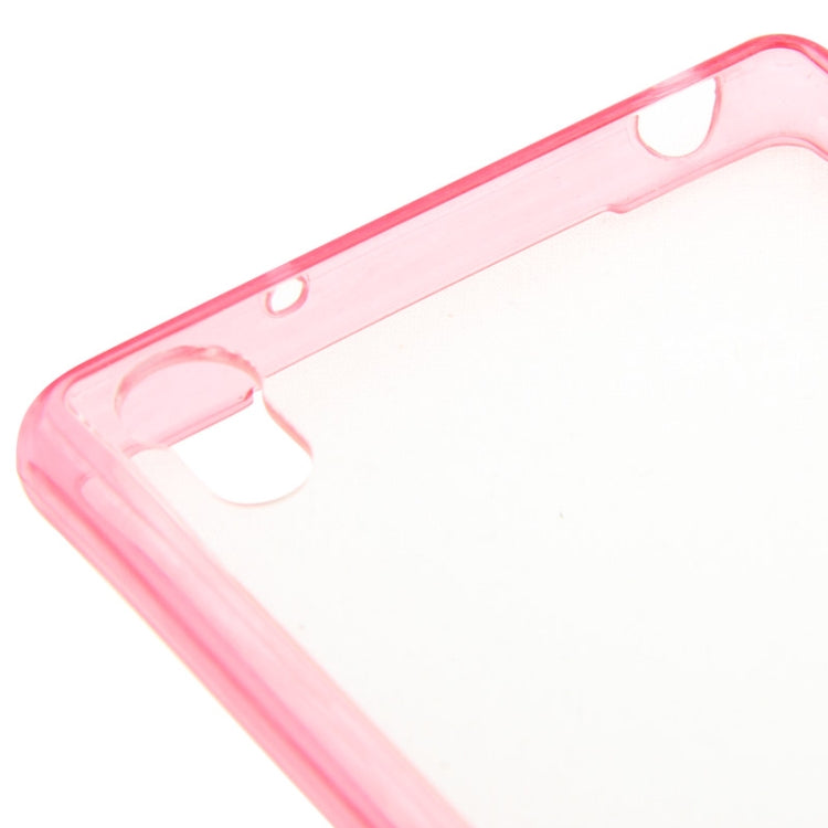 Transparent Plastic + TPU Frame Case for Sony Xperia Z2 / L50w