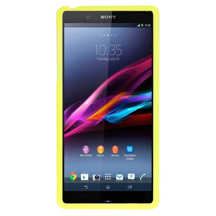 Transparent Plastic + TPU Frame Case for Sony Xperia Z2 / L50w