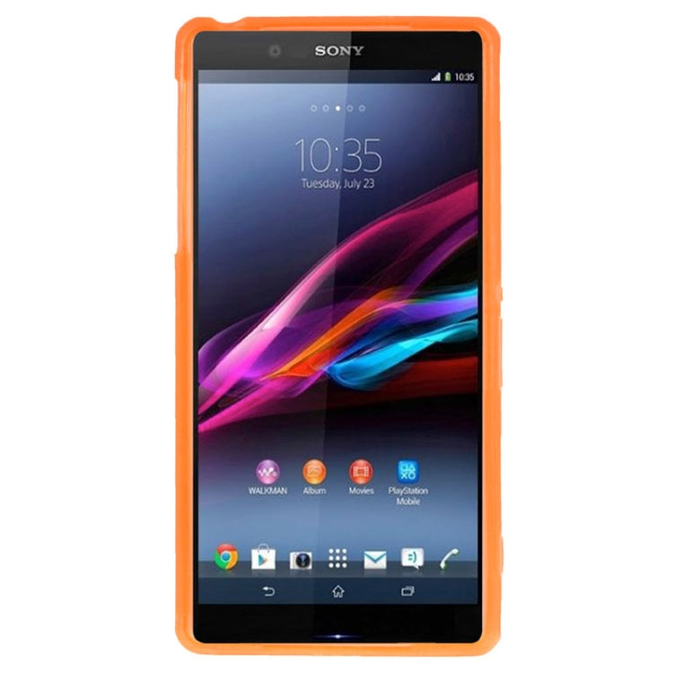 Transparent Plastic + TPU Frame Case for Sony Xperia Z2 / L50w