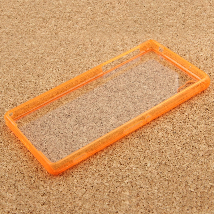 Transparent Plastic + TPU Frame Case for Sony Xperia Z2 / L50w