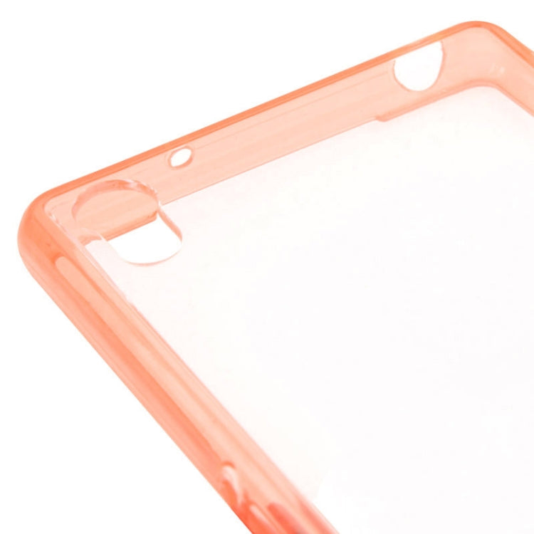 Transparent Plastic + TPU Frame Case for Sony Xperia Z2 / L50w