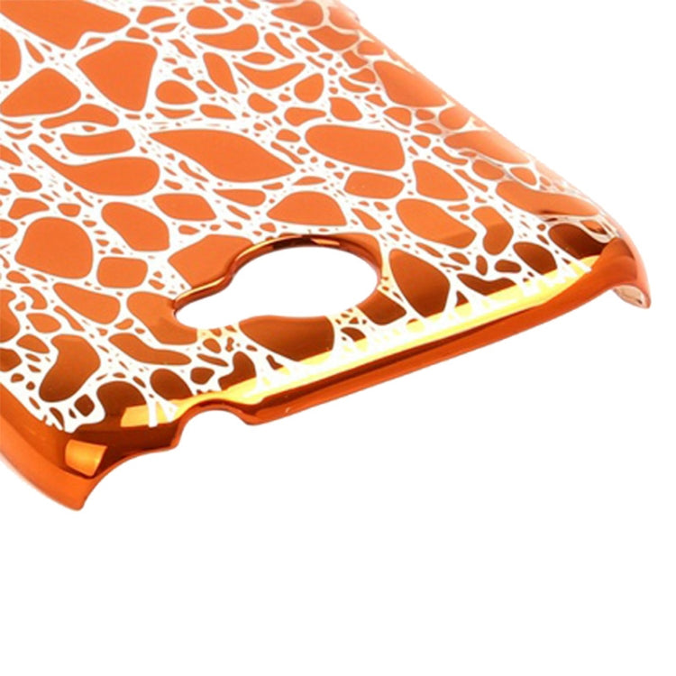 Anrut Stone Pattern Plastic Case for HTC One S / Z520e (Orange)