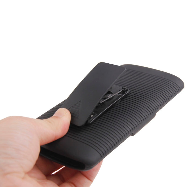 Plastic Case with 360 Degree Rotating Clip and Holder for LG G3 / D855(Black)