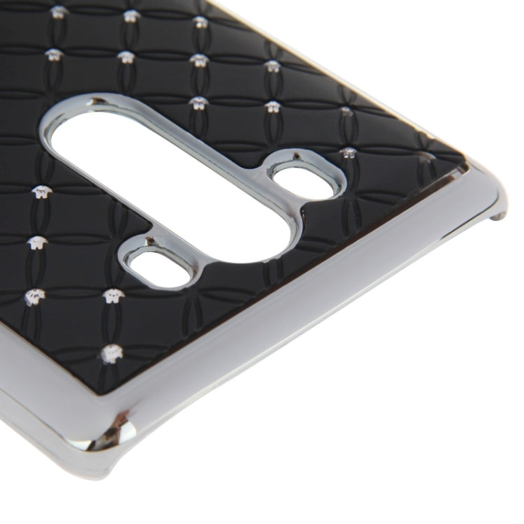 Bling Diamond Stars Encrusted Plating Skinning Plastic Case for LG G3 / D855