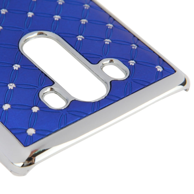 Bling Diamond Stars Encrusted Plating Skinning Plastic Case for LG G3 / D855