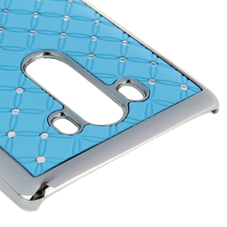 Bling Diamond Stars Encrusted Plating Skinning Plastic Case for LG G3 / D855