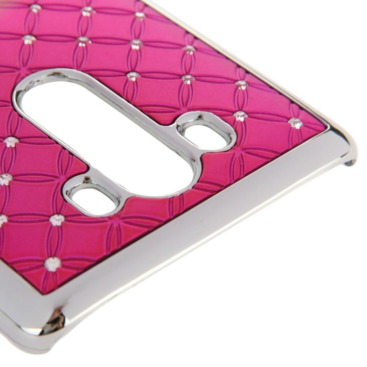 Bling Diamond Stars Encrusted Plating Skinning Plastic Case for LG G3 / D855