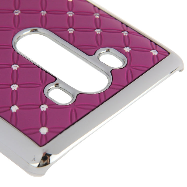 Bling Diamond Stars Encrusted Plating Skinning Plastic Case for LG G3 / D855