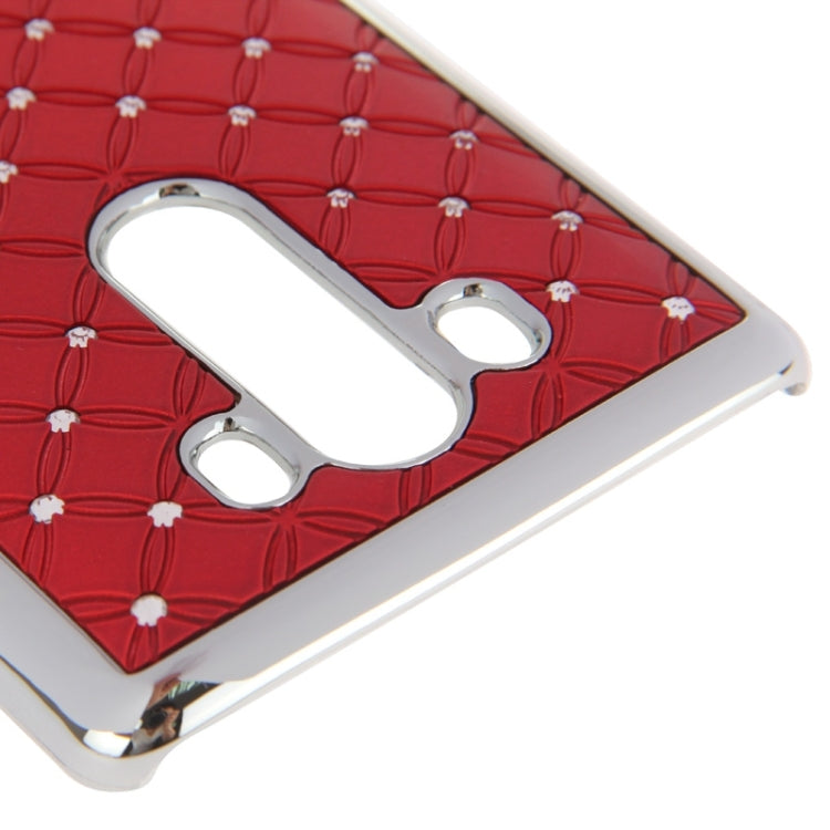 Bling Diamond Stars Encrusted Plating Skinning Plastic Case for LG G3 / D855