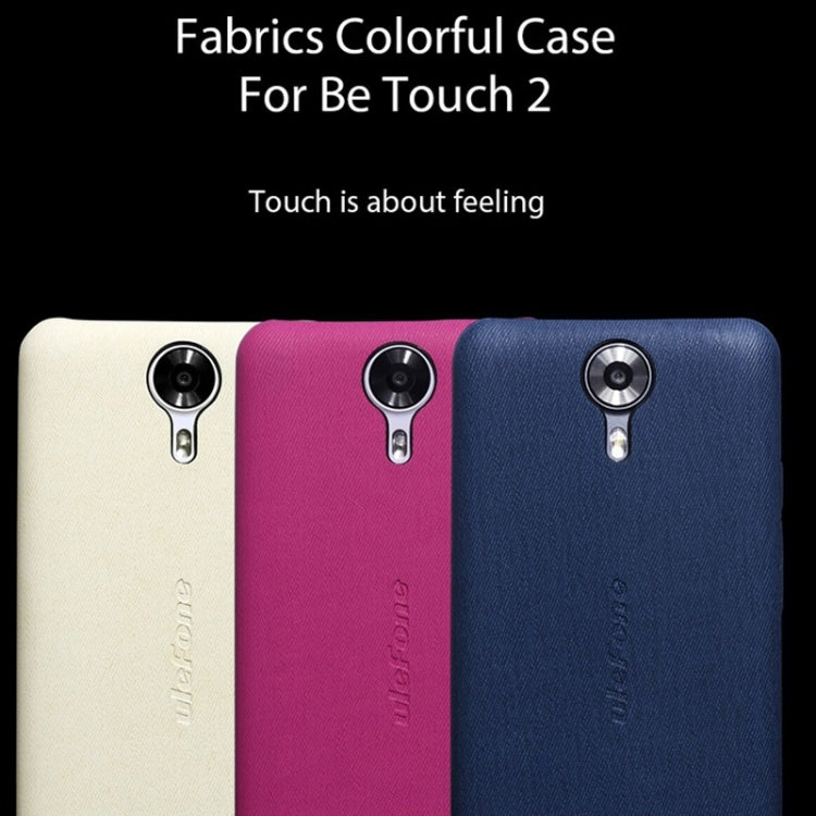 Fabric Texture Cloth Paste Skin Hard Case for Ulefone Be Touch 2 (Suitable for S-MPH-3573)