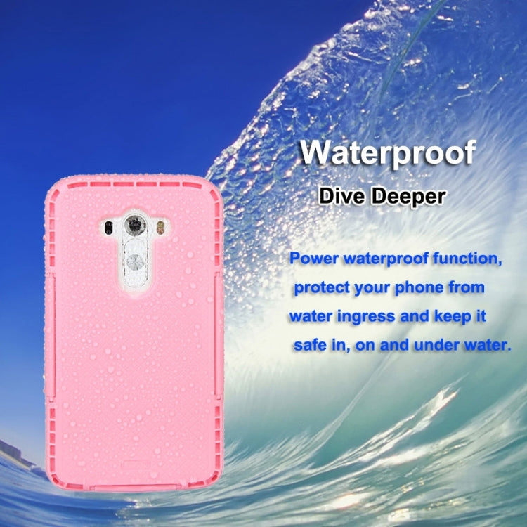 IPX8 Waterproof Dustproof Shockproof Protective Case with Lanyard for LG G3