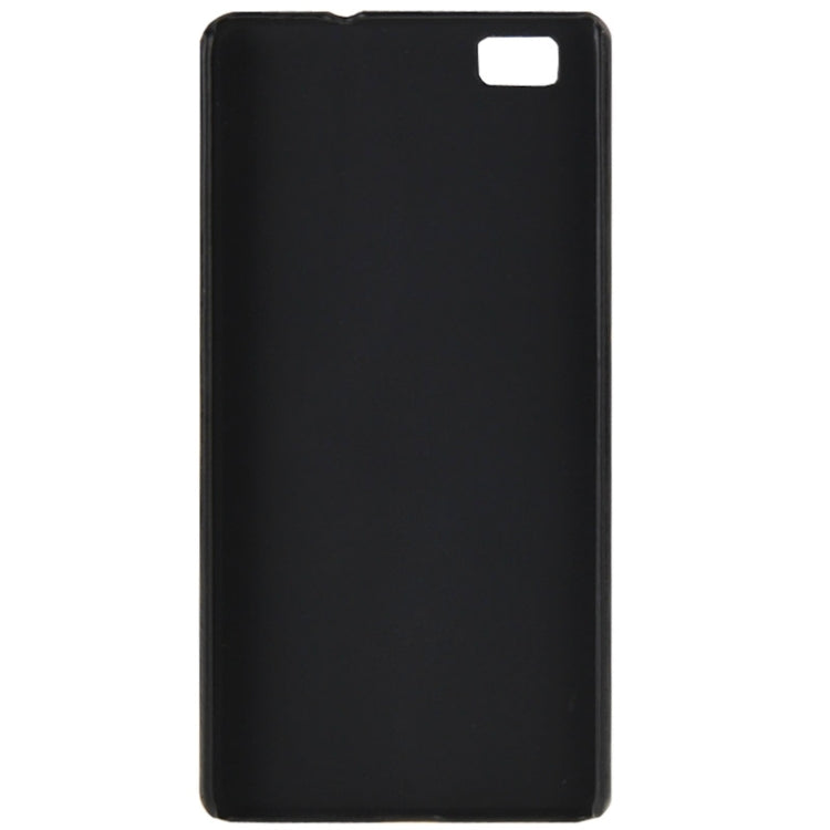 Leather Paste Skin Plastic Case with Card Slot & Holder for Huawei P8