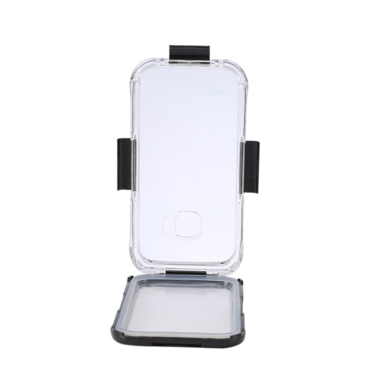 For HTC One M7 / M8 / M9 IPX8 Waterproof PVC Transparent Silicone Case with Lanyard