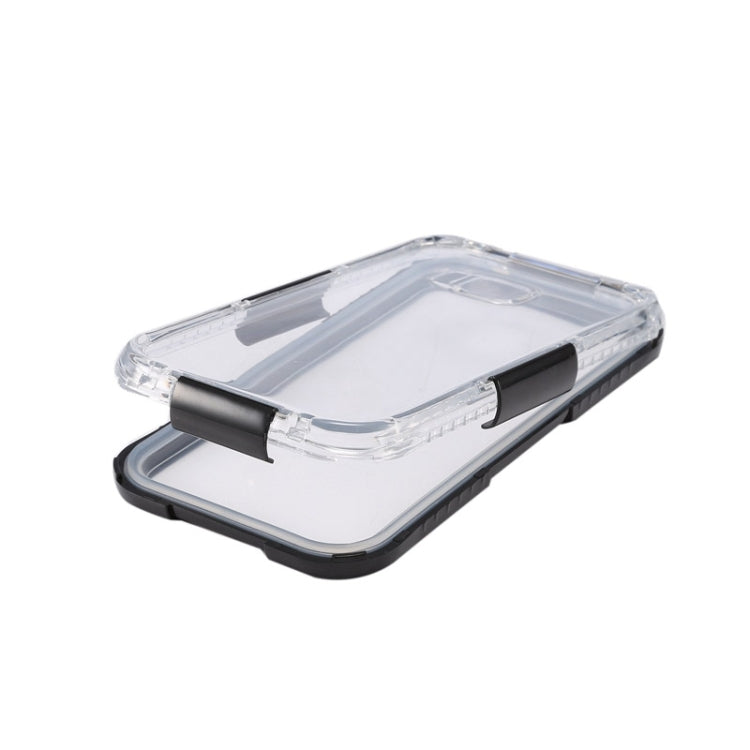 For HTC One M7 / M8 / M9 IPX8 Waterproof PVC Transparent Silicone Case with Lanyard