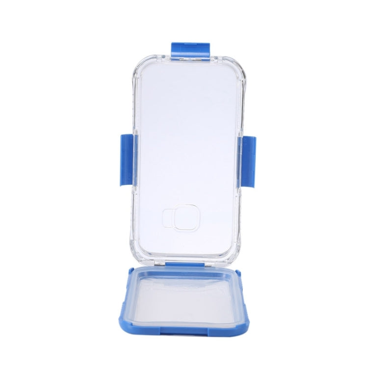 For HTC One M7 / M8 / M9 IPX8 Waterproof PVC Transparent Silicone Case with Lanyard