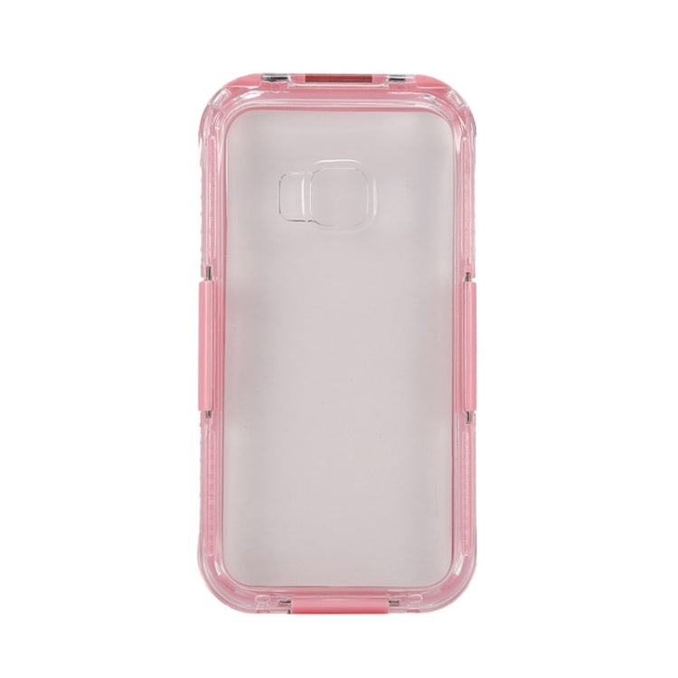 For HTC One M7 / M8 / M9 IPX8 Waterproof PVC Transparent Silicone Case with Lanyard