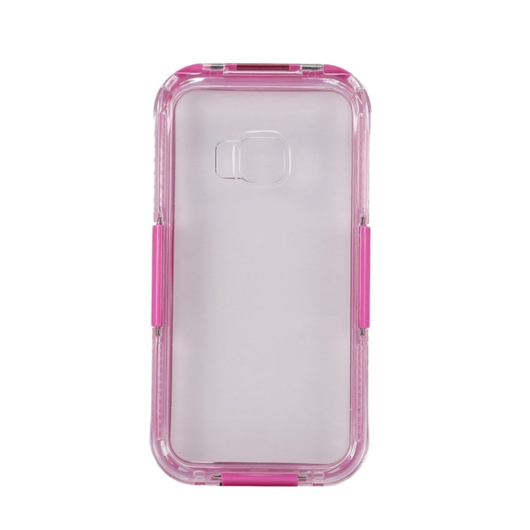 For HTC One M7 / M8 / M9 IPX8 Waterproof PVC Transparent Silicone Case with Lanyard