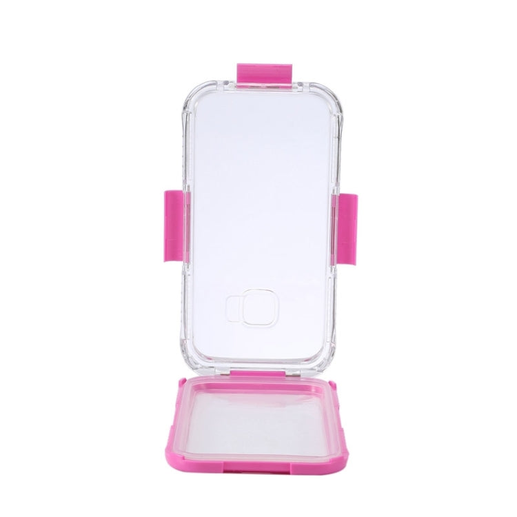 For HTC One M7 / M8 / M9 IPX8 Waterproof PVC Transparent Silicone Case with Lanyard