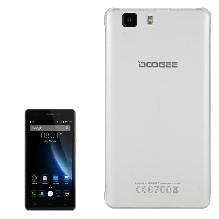 Translucent Plastic Hard Case for Doogee X5 / X5 Pro (S-MPH-1005 & S-MPH-1080)(Transparent)