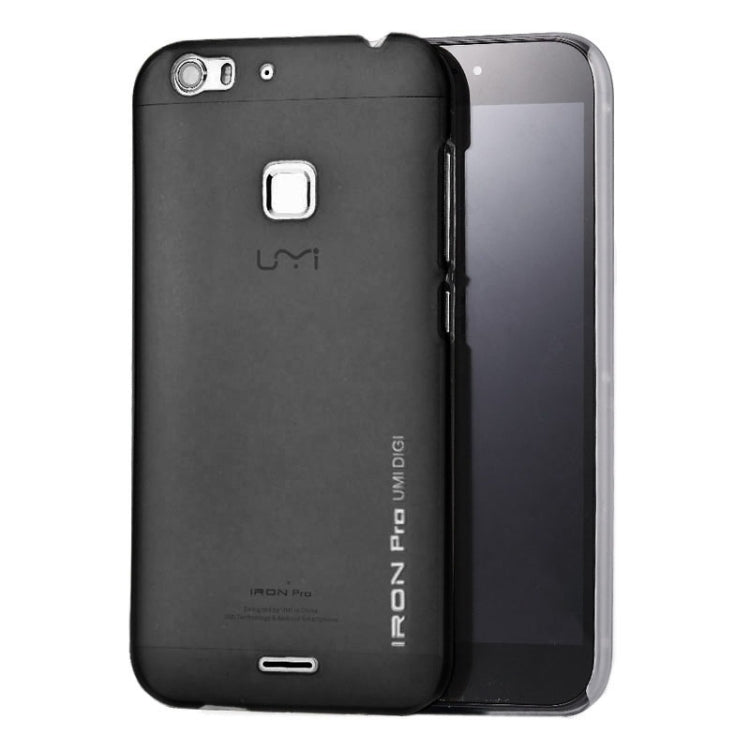 Clear Plastic Hard Case for UMI IRON PRO(Black)