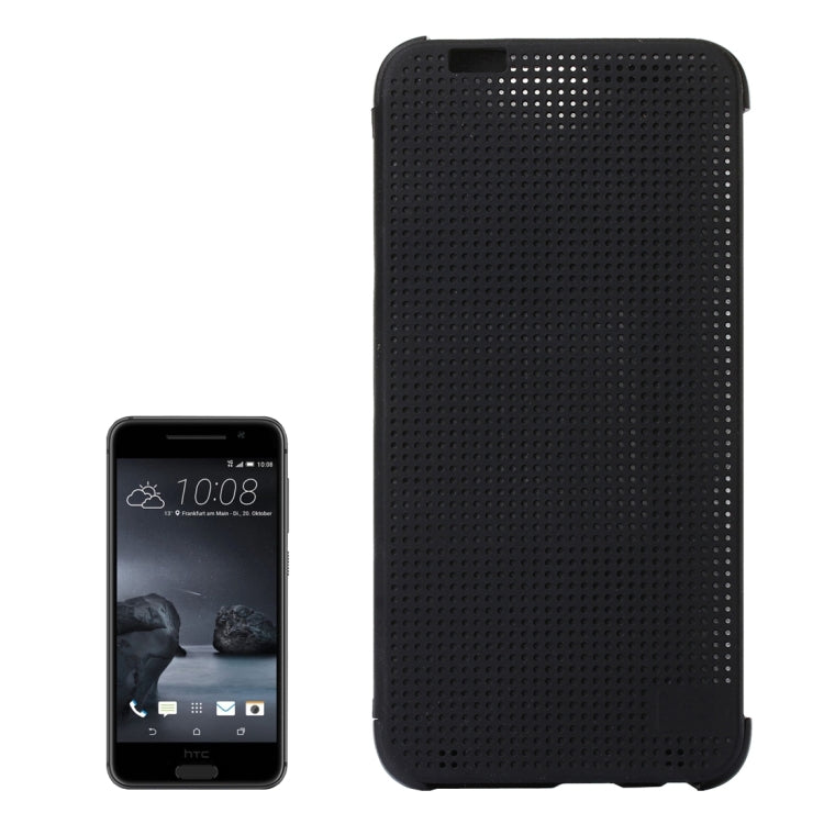 For HTC One A9 Mesh Horizontal Flip Silicon + PC Hard Case with Sleep / Wake-up Function