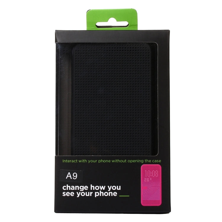 For HTC One A9 Mesh Horizontal Flip Silicon + PC Hard Case with Sleep / Wake-up Function