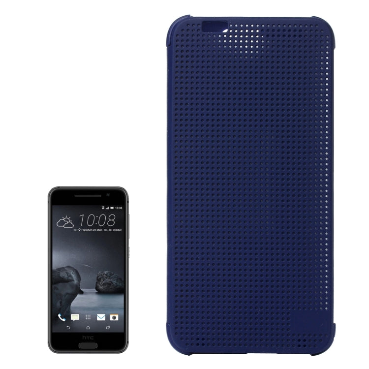 For HTC One A9 Mesh Horizontal Flip Silicon + PC Hard Case with Sleep / Wake-up Function