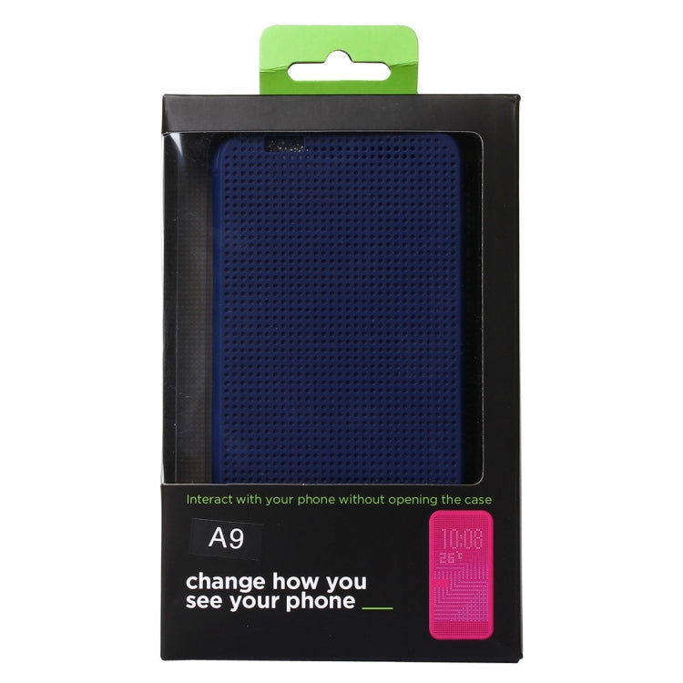 For HTC One A9 Mesh Horizontal Flip Silicon + PC Hard Case with Sleep / Wake-up Function